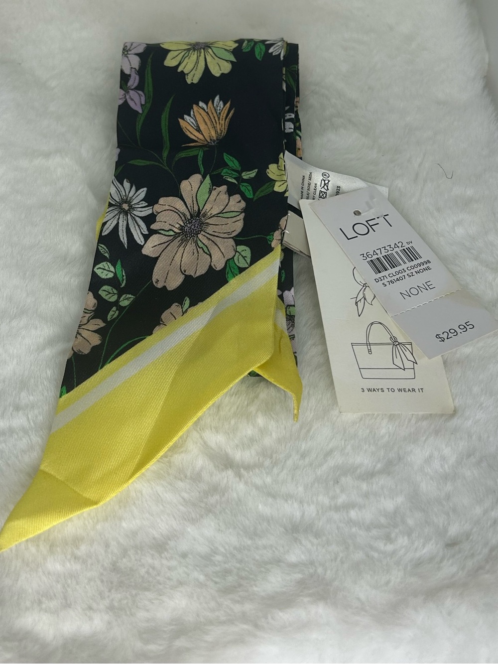 LOFT BAG TIE HAIR TIE SCARF